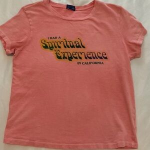 MOTHER Denim T-shirt. Lil Goodie Goodie, I had a spiritual experience. Medium